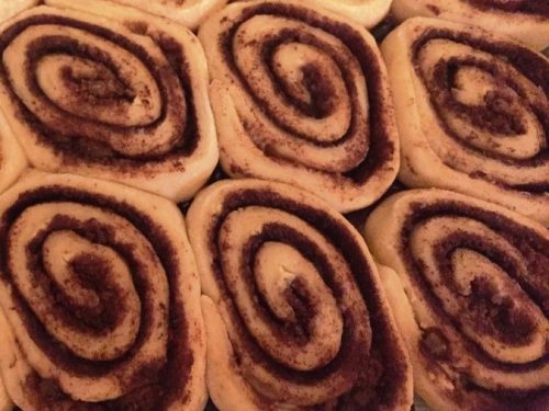 unbaked cinnamon rolls